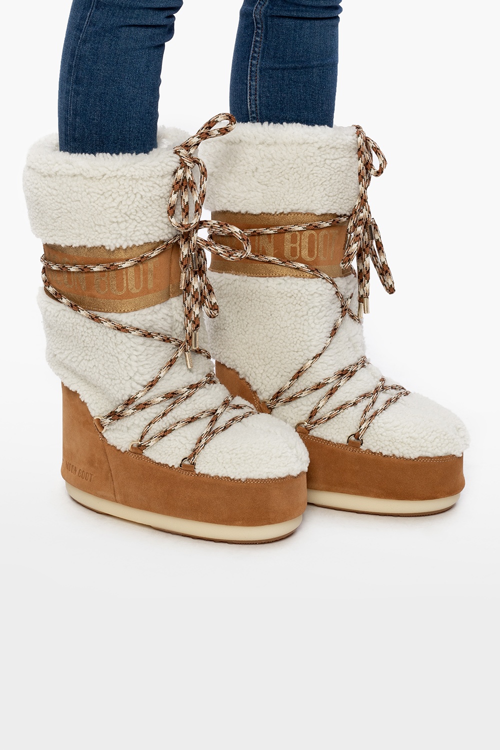 Moon clearance boots shearling